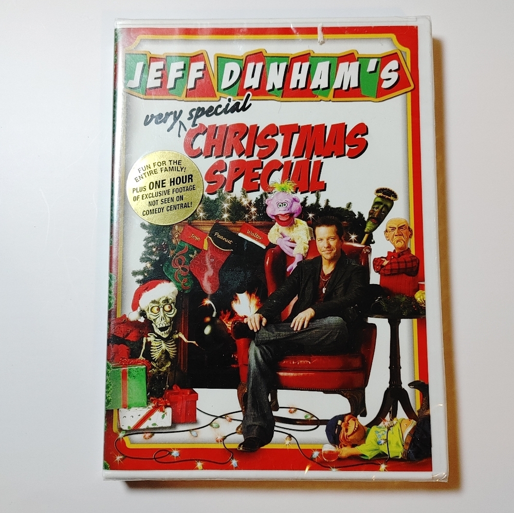 (4/$20) Jeff Dunham's Very Special Christmas Special DVD, New Unopened
